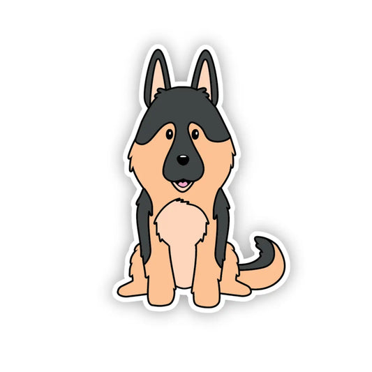 German Shepard Vinyl Sticker