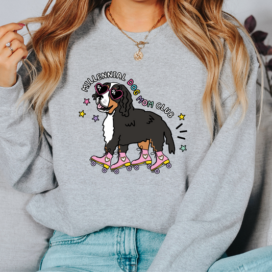 Millennial Dog Mom Club Unisex Sweatshirt